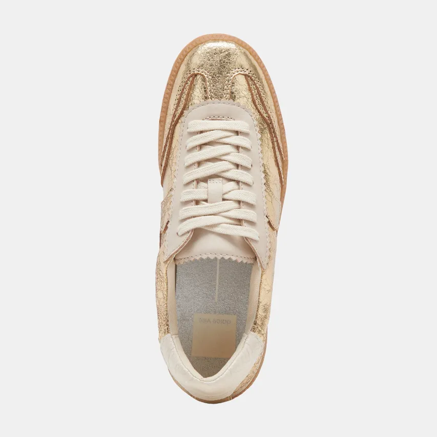 NOTICE WIDE SNEAKERS GOLD DISTRESSED LEATHER^Dolce Vita Hot