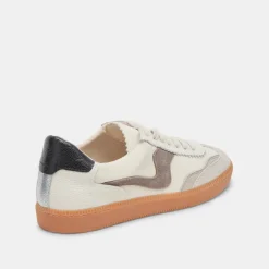 NOTICE WIDE SNEAKERS WHITE GREY LEATHER^Dolce Vita Outlet