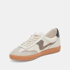 NOTICE WIDE SNEAKERS WHITE GREY LEATHER^Dolce Vita Outlet