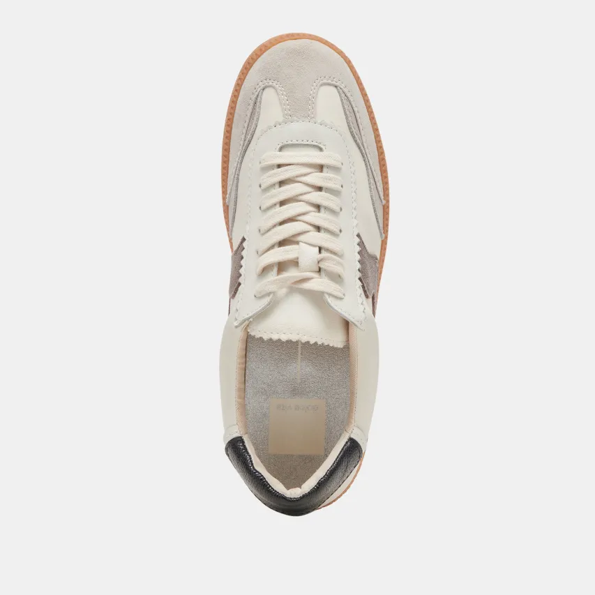 NOTICE WIDE SNEAKERS WHITE GREY LEATHER^Dolce Vita Outlet
