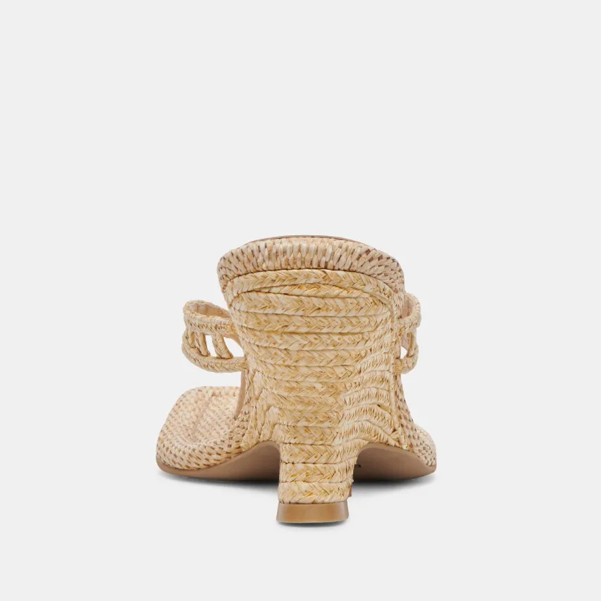 NULLAH WEDGES LT NATURAL RAFFIA^Dolce Vita Fashion