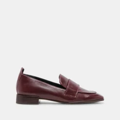 NYGEL LOAFERS CRANBERRY LEATHER^Dolce Vita Online