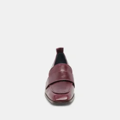 NYGEL LOAFERS CRANBERRY LEATHER^Dolce Vita Online