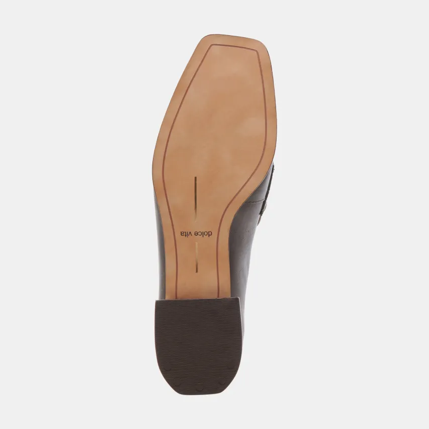 NYGEL LOAFERS DARK OLIVE LEATHER^Dolce Vita Discount