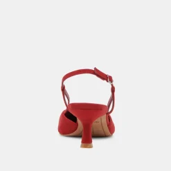 ODELA HEELS CRIMSON SUEDE^Dolce Vita Best