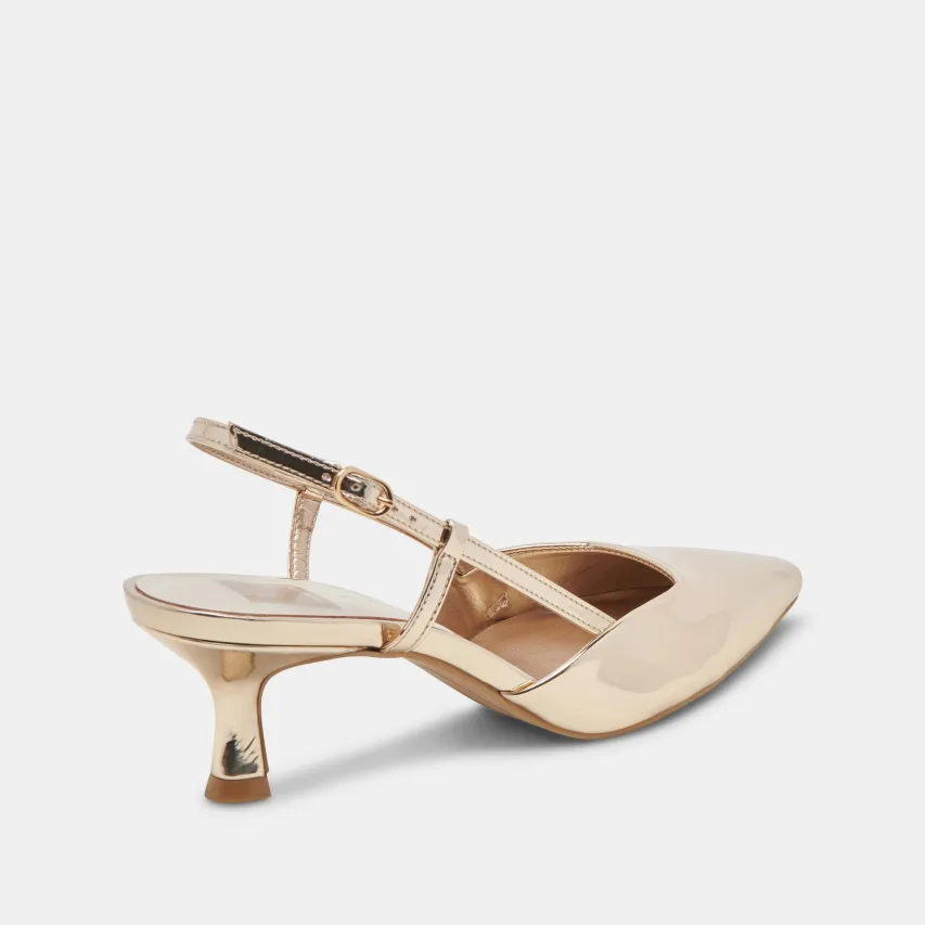 ODELA HEELS LIGHT GOLD STELLA^Dolce Vita Fashion