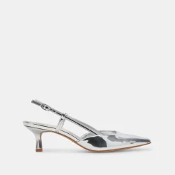 ODELA WIDE HEELS SILVER STELLA^Dolce Vita Hot