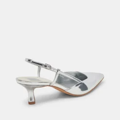 ODELA WIDE HEELS SILVER STELLA^Dolce Vita Hot