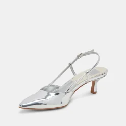 ODELA WIDE HEELS SILVER STELLA^Dolce Vita Hot