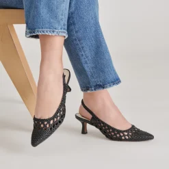OLYMPA HEELS BLACK STELLA^Dolce Vita Outlet