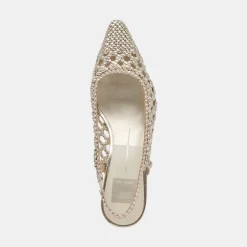 OLYMPA HEELS LIGHT GOLD METALLIC STELLA^Dolce Vita Sale