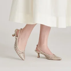 OLYMPA HEELS LIGHT GOLD METALLIC STELLA^Dolce Vita Sale