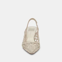OLYMPA HEELS LIGHT GOLD METALLIC STELLA^Dolce Vita Sale