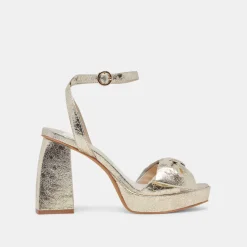 PACIE HEELS PLATINUM DISTRESSED LEATHER^Dolce Vita Fashion