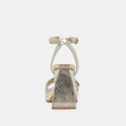 PACIE HEELS PLATINUM DISTRESSED LEATHER^Dolce Vita Fashion