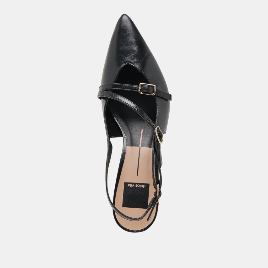 PAMLA MID HEELS MIDNIGHT CRINKLE PATENT^Dolce Vita Outlet