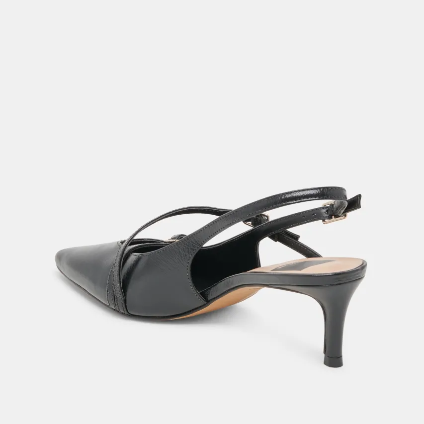 PAMLA MID HEELS MIDNIGHT CRINKLE PATENT^Dolce Vita Outlet