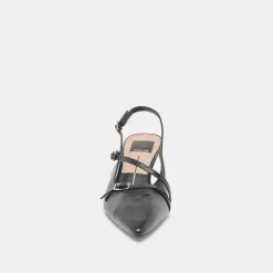 PAMLA MID HEELS MIDNIGHT CRINKLE PATENT^Dolce Vita Outlet