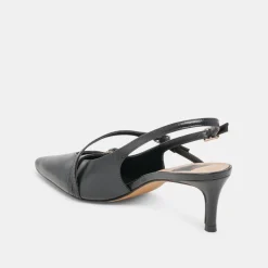 PAMLA MID WIDE HEELS MIDNIGHT CRINKLE PATENT^Dolce Vita Fashion