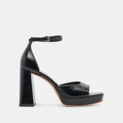 PANDRO HEELS MIDNIGHT CRINKLE PATENT^Dolce Vita Discount