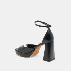 PANDRO HEELS MIDNIGHT CRINKLE PATENT^Dolce Vita Discount