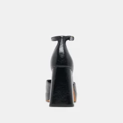 PANDRO HEELS MIDNIGHT CRINKLE PATENT^Dolce Vita Discount