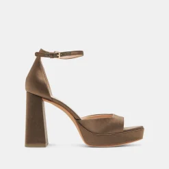 PANDRO HEELS OLIVE SATIN^Dolce Vita Outlet