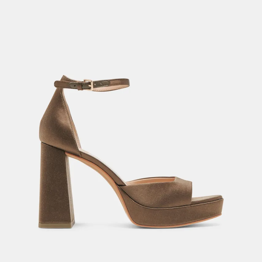 PANDRO HEELS OLIVE SATIN^Dolce Vita Outlet