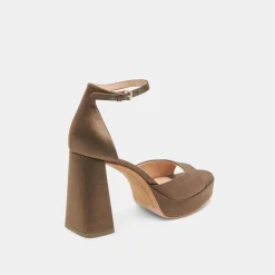 PANDRO HEELS OLIVE SATIN^Dolce Vita Outlet