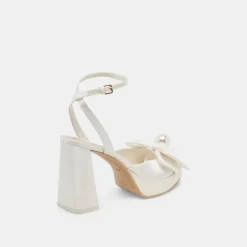 PATTON HEELS IVORY SATIN^Dolce Vita Best