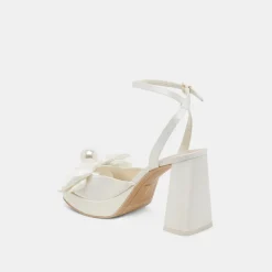 PATTON HEELS IVORY SATIN^Dolce Vita Best