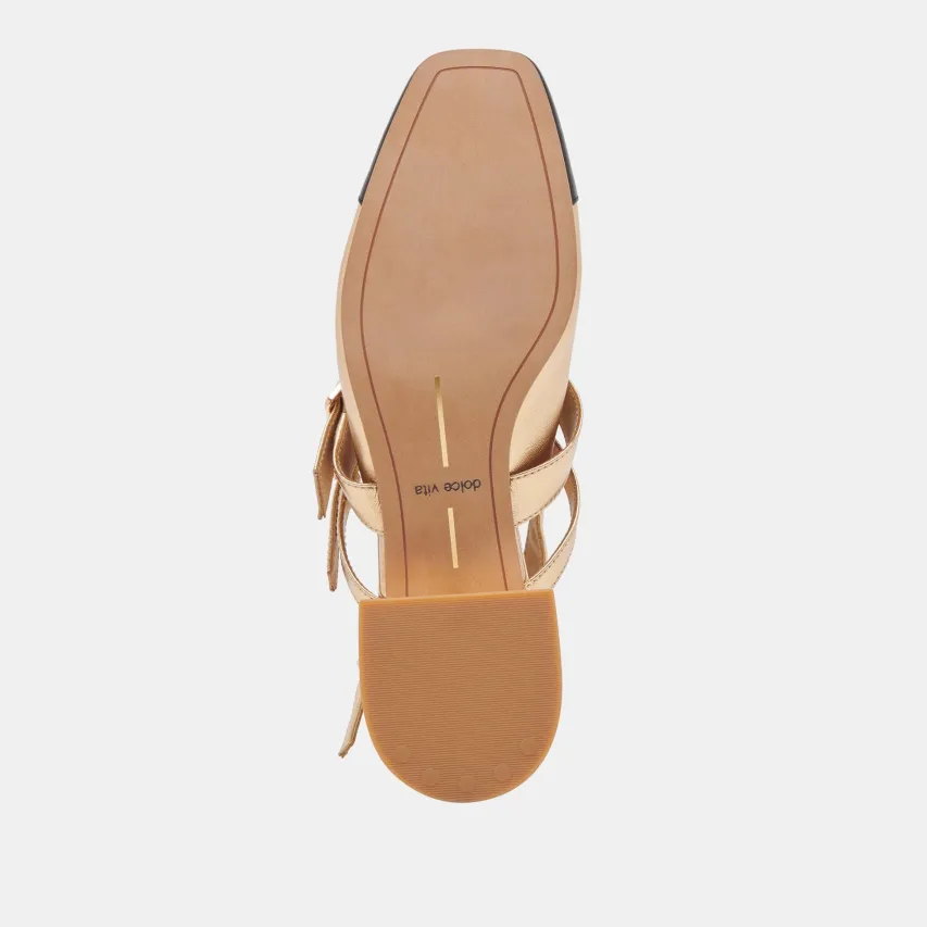 PATZY HEELS GOLD MULTI LEATHER^Dolce Vita Discount