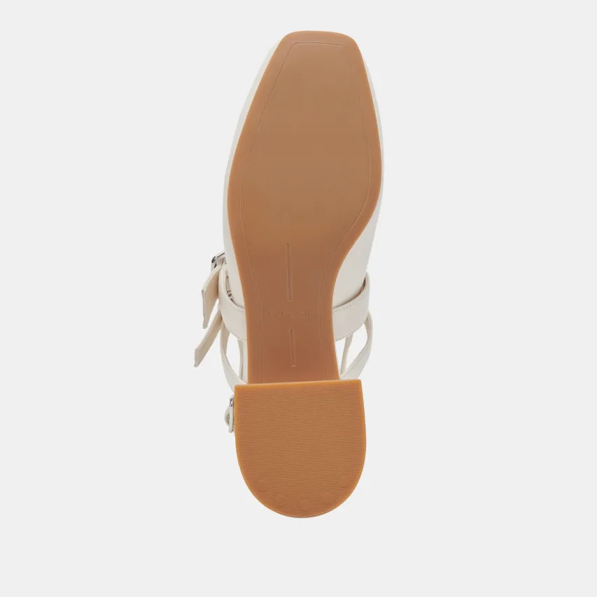 PATZY HEELS WHITE STELLA^Dolce Vita Best