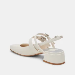 PATZY HEELS WHITE STELLA^Dolce Vita Best