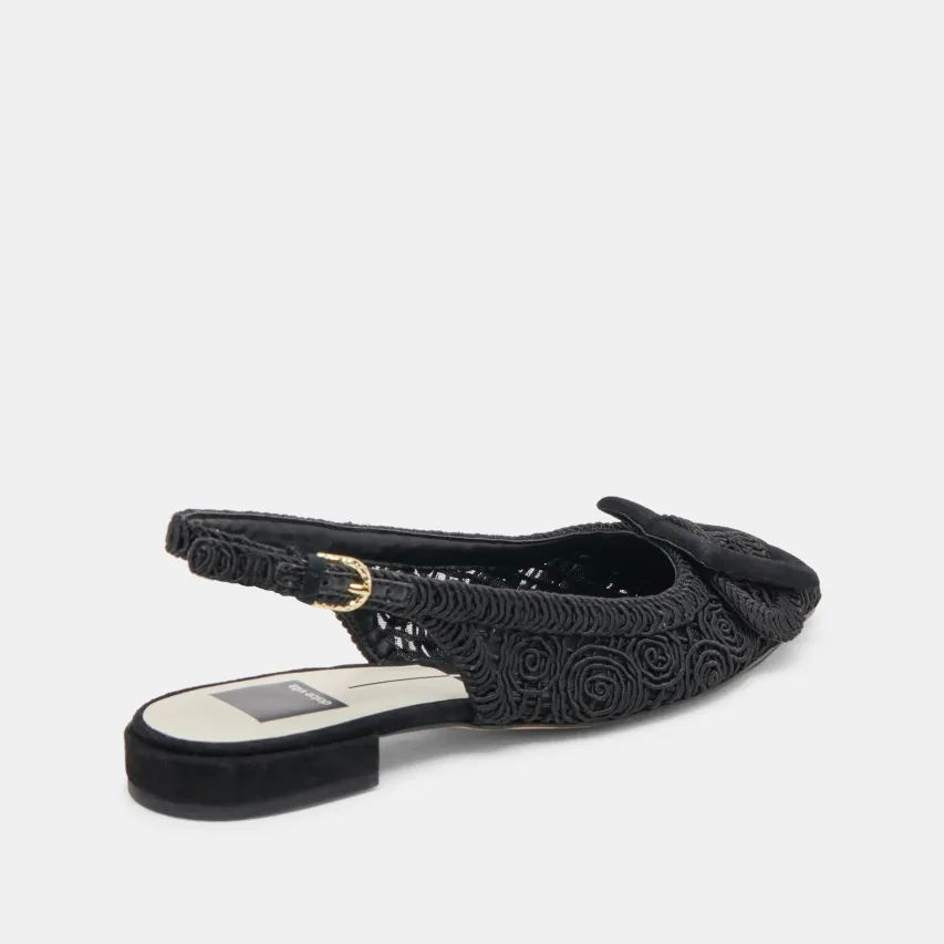 PAULEY FLATS ONYX MACRAME^Dolce Vita Online