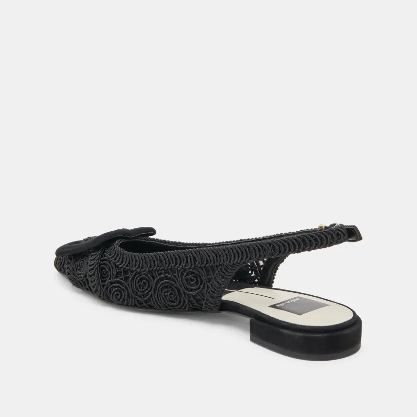PAULEY FLATS ONYX MACRAME^Dolce Vita Online