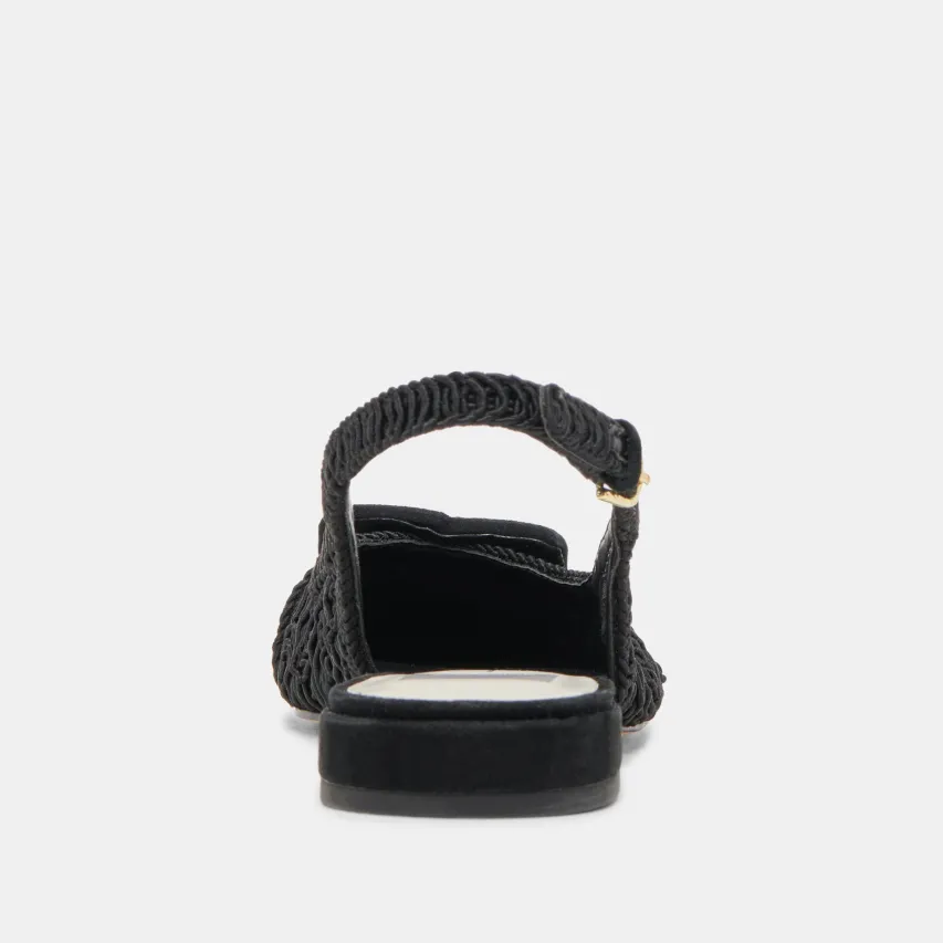 PAULEY FLATS ONYX MACRAME^Dolce Vita Online