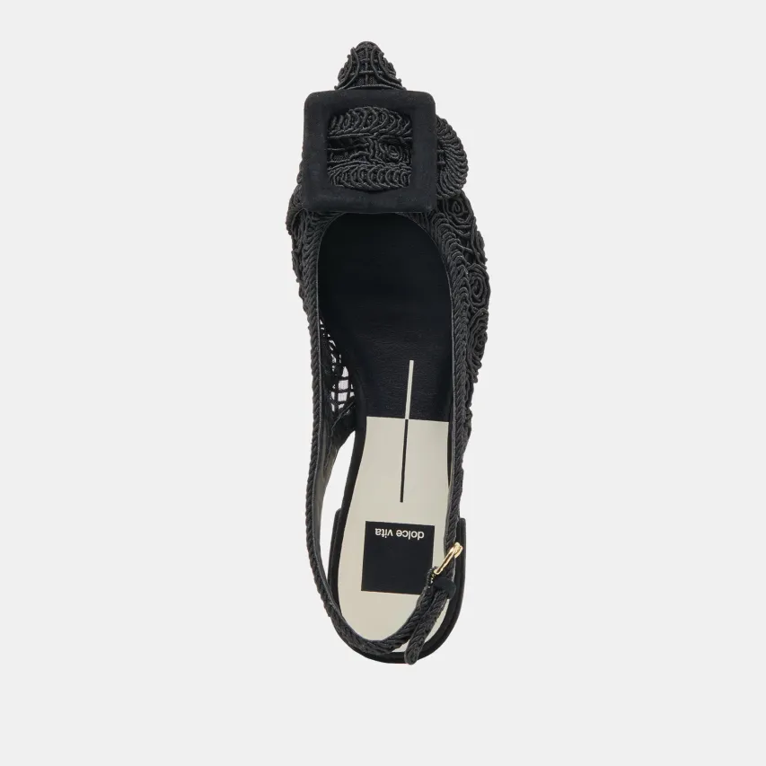 PAULEY FLATS ONYX MACRAME^Dolce Vita Online