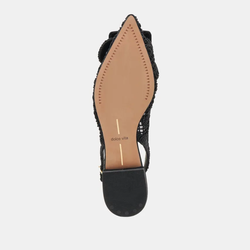 PAULEY FLATS ONYX MACRAME^Dolce Vita Online