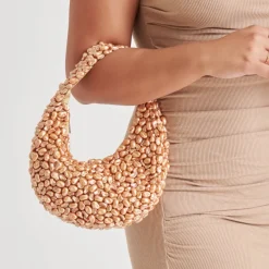 PEARLA SHOULDER BAG GOLD FAUX PEARL^Dolce Vita Fashion
