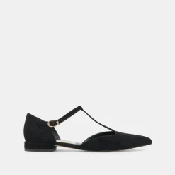 PEATY FLATS ONYX SUEDE^Dolce Vita Discount