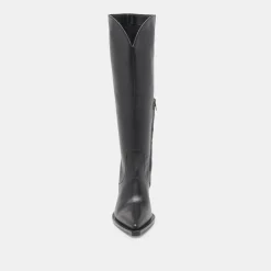 RAJ BOOTS BLACK LEATHER^Dolce Vita Discount