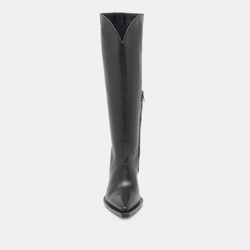 RAJ BOOTS BLACK LEATHER^Dolce Vita Discount