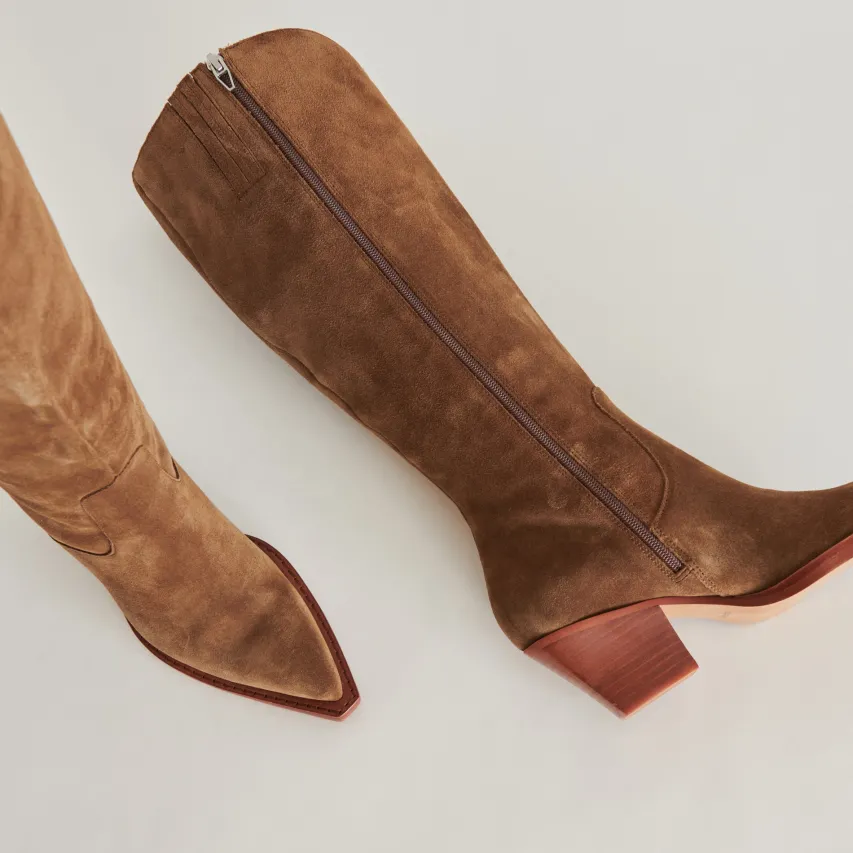 RAJ BOOTS BROWN SUEDE^Dolce Vita Discount