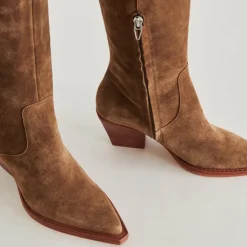 RAJ BOOTS BROWN SUEDE^Dolce Vita Discount