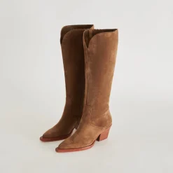 RAJ BOOTS BROWN SUEDE^Dolce Vita Discount