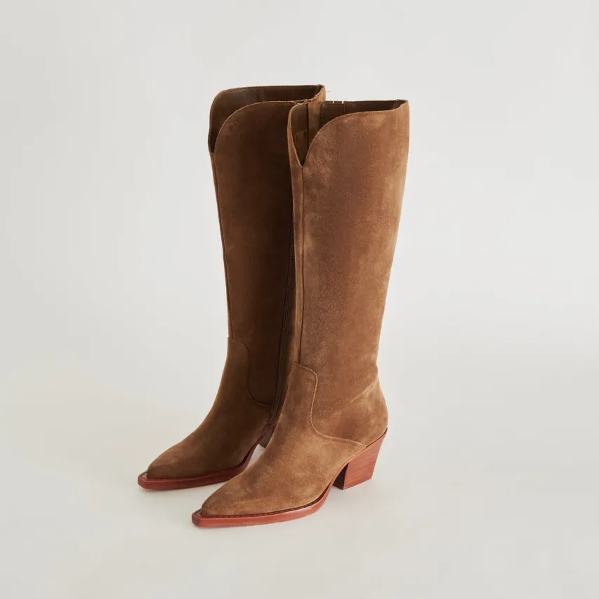 RAJ BOOTS BROWN SUEDE^Dolce Vita Discount