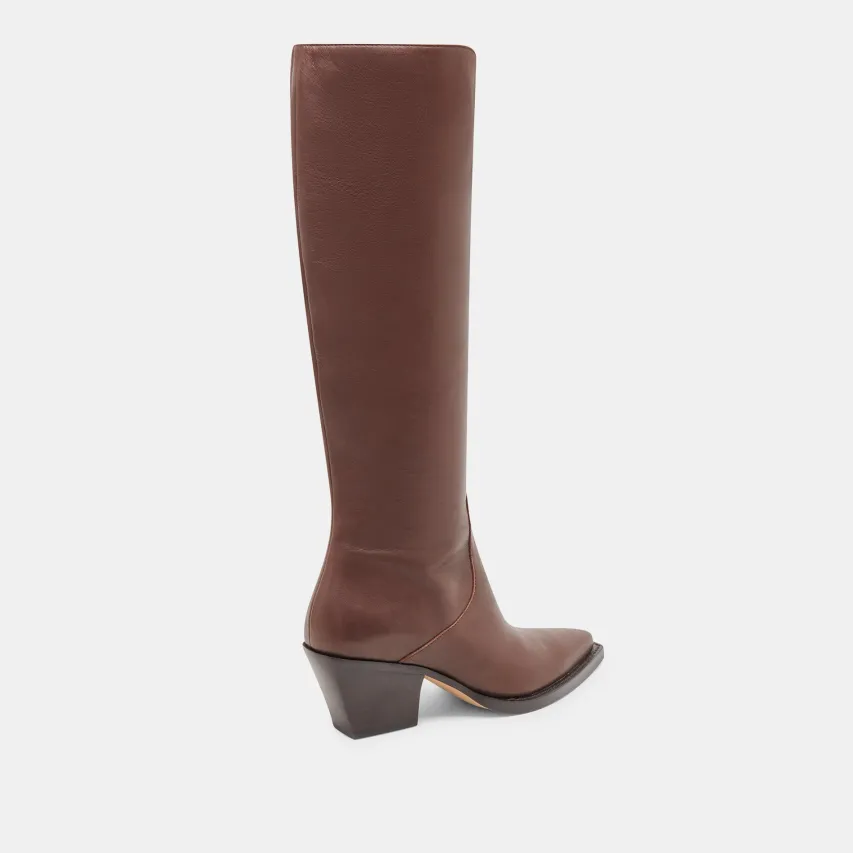 RAJ BOOTS CHOCOLATE LEATHER^Dolce Vita Sale