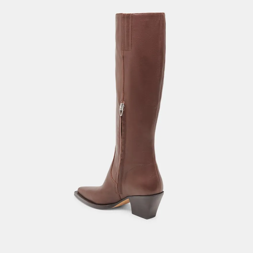 RAJ BOOTS CHOCOLATE LEATHER^Dolce Vita Sale