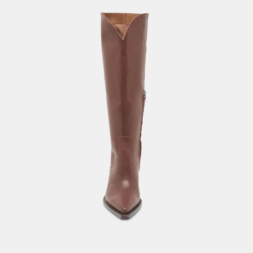 RAJ BOOTS CHOCOLATE LEATHER^Dolce Vita Sale